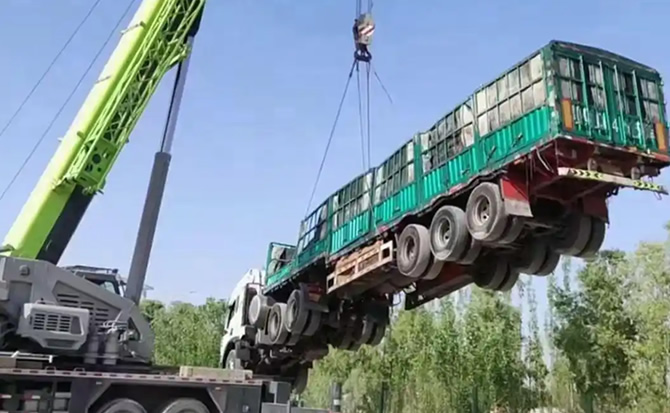连云区道路脱困救援案例